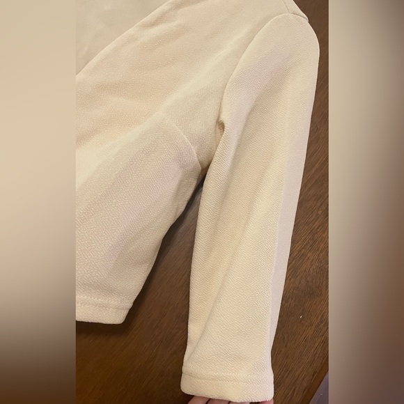 SHEIN NEW! Sz-XS/2 Cream Crop Stretch Jacket Blazer - Picture 4 of 6